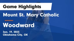 Mount St. Mary Catholic  vs Woodward  Game Highlights - Jan. 19, 2023