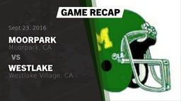 Recap: Moorpark  vs. Westlake  2016