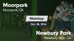 Matchup: Moorpark  vs. Newbury Park  2016