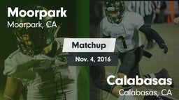 Matchup: Moorpark  vs. Calabasas  2016