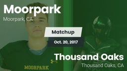 Matchup: Moorpark  vs. Thousand Oaks  2017