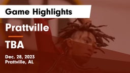 Prattville  vs TBA Game Highlights - Dec. 28, 2023