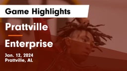 Prattville  vs Enterprise  Game Highlights - Jan. 12, 2024