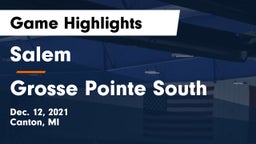 Salem  vs Grosse Pointe South  Game Highlights - Dec. 12, 2021