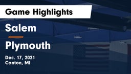 Salem  vs Plymouth  Game Highlights - Dec. 17, 2021