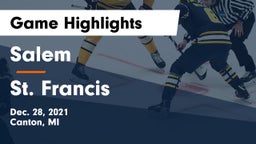 Salem  vs St. Francis  Game Highlights - Dec. 28, 2021