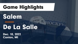 Salem  vs De La Salle  Game Highlights - Dec. 10, 2022