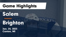 Salem  vs Brighton  Game Highlights - Jan. 24, 2023