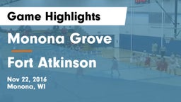 Monona Grove  vs Fort Atkinson  Game Highlights - Nov 22, 2016
