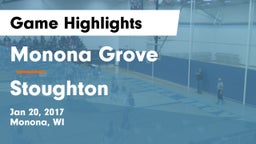 Monona Grove  vs Stoughton  Game Highlights - Jan 20, 2017