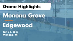 Monona Grove  vs Edgewood  Game Highlights - Jan 31, 2017