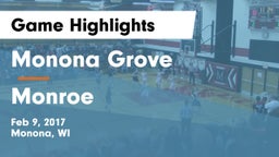 Monona Grove  vs Monroe  Game Highlights - Feb 9, 2017