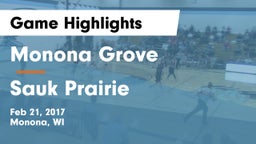 Monona Grove  vs Sauk Prairie  Game Highlights - Feb 21, 2017