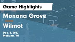 Monona Grove  vs Wilmot  Game Highlights - Dec. 2, 2017