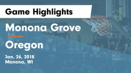 Monona Grove  vs Oregon  Game Highlights - Jan. 26, 2018