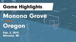 Monona Grove  vs Oregon  Game Highlights - Feb. 2, 2019