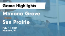 Monona Grove  vs Sun Prairie Game Highlights - Feb. 11, 2021
