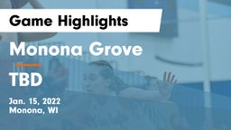 Monona Grove  vs TBD Game Highlights - Jan. 15, 2022