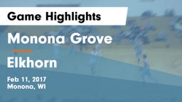 Monona Grove  vs Elkhorn  Game Highlights - Feb 11, 2017