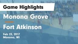 Monona Grove  vs Fort Atkinson  Game Highlights - Feb 23, 2017
