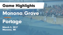 Monona Grove  vs Portage  Game Highlights - March 3, 2017