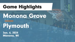 Monona Grove  vs Plymouth  Game Highlights - Jan. 6, 2024