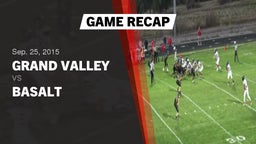 Recap: Grand Valley  vs. Basalt 2015