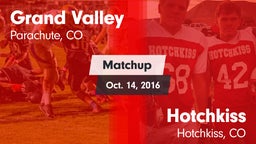 Matchup: Grand Valley High vs. Hotchkiss  2016