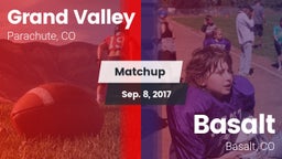 Matchup: Grand Valley High vs. Basalt  2017