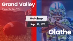 Matchup: Grand Valley High vs. Olathe  2017