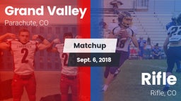 Matchup: Grand Valley High vs. Rifle  2018