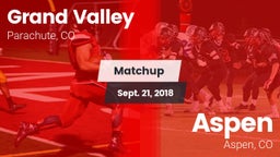 Matchup: Grand Valley High vs. Aspen  2018