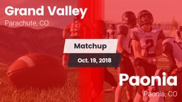 Matchup: Grand Valley High vs. Paonia  2018