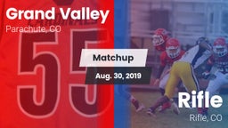 Matchup: Grand Valley High vs. Rifle  2019