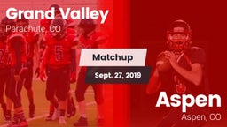Matchup: Grand Valley High vs. Aspen  2019