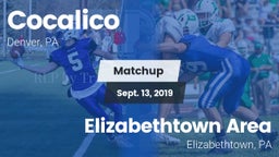Matchup: Cocalico  vs. Elizabethtown Area  2019