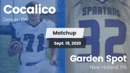 Matchup: Cocalico  vs. Garden Spot  2020