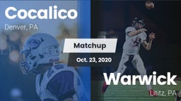 Matchup: Cocalico  vs. Warwick  2020