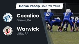Recap: Cocalico  vs. Warwick  2020