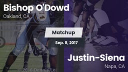 Matchup: Bishop O'Dowd vs. Justin-Siena  2017