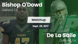 Matchup: Bishop O'Dowd vs. De La Salle  2017
