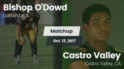 Matchup: Bishop O'Dowd vs. Castro Valley  2017