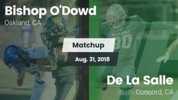 Matchup: Bishop O'Dowd vs. De La Salle  2018