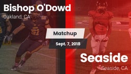 Matchup: Bishop O'Dowd vs. Seaside  2018