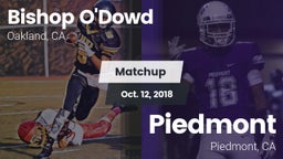 Matchup: Bishop O'Dowd vs. Piedmont  2018