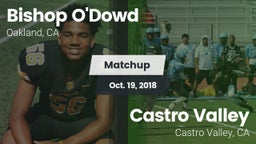 Matchup: Bishop O'Dowd vs. Castro Valley  2018