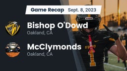 Recap: Bishop O'Dowd  vs. McClymonds  2023