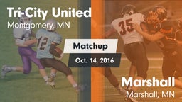 Matchup: Tri-City United vs. Marshall  2016