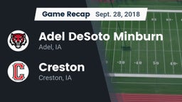 Recap: Adel DeSoto Minburn vs. Creston  2018