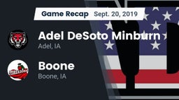 Recap: Adel DeSoto Minburn vs. Boone  2019